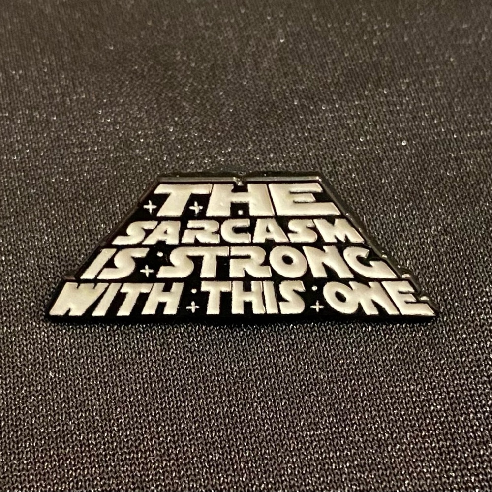 Jedi Reference Enamel Pin/Magnet | Obi-wan knows sarcasm when he hears it 3/$18